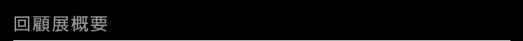 回顧展概要